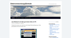Desktop Screenshot of datenverwurstungszentrale.com